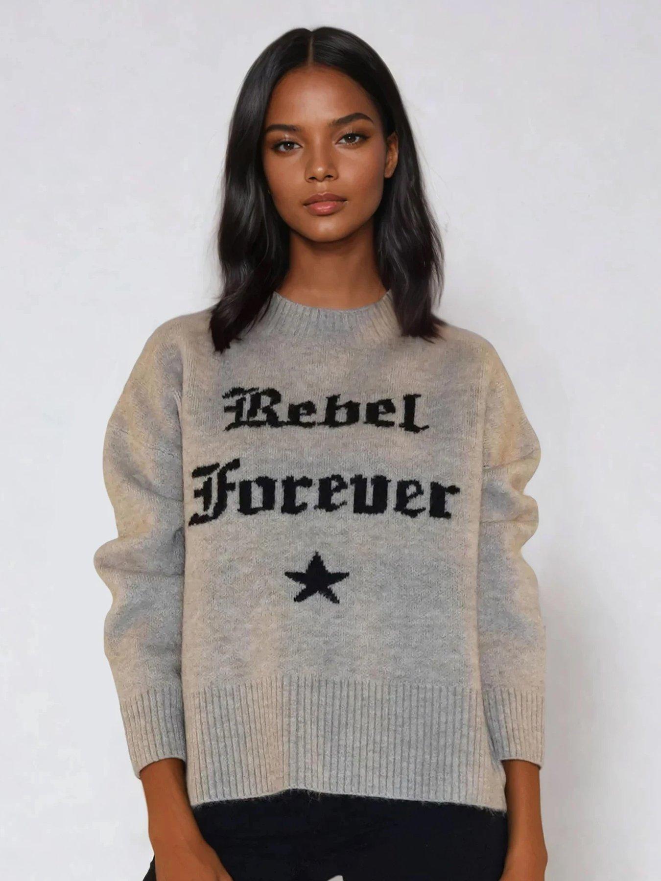 religion-rebel-forever-crew-neck-slogan-jumper-greyfront