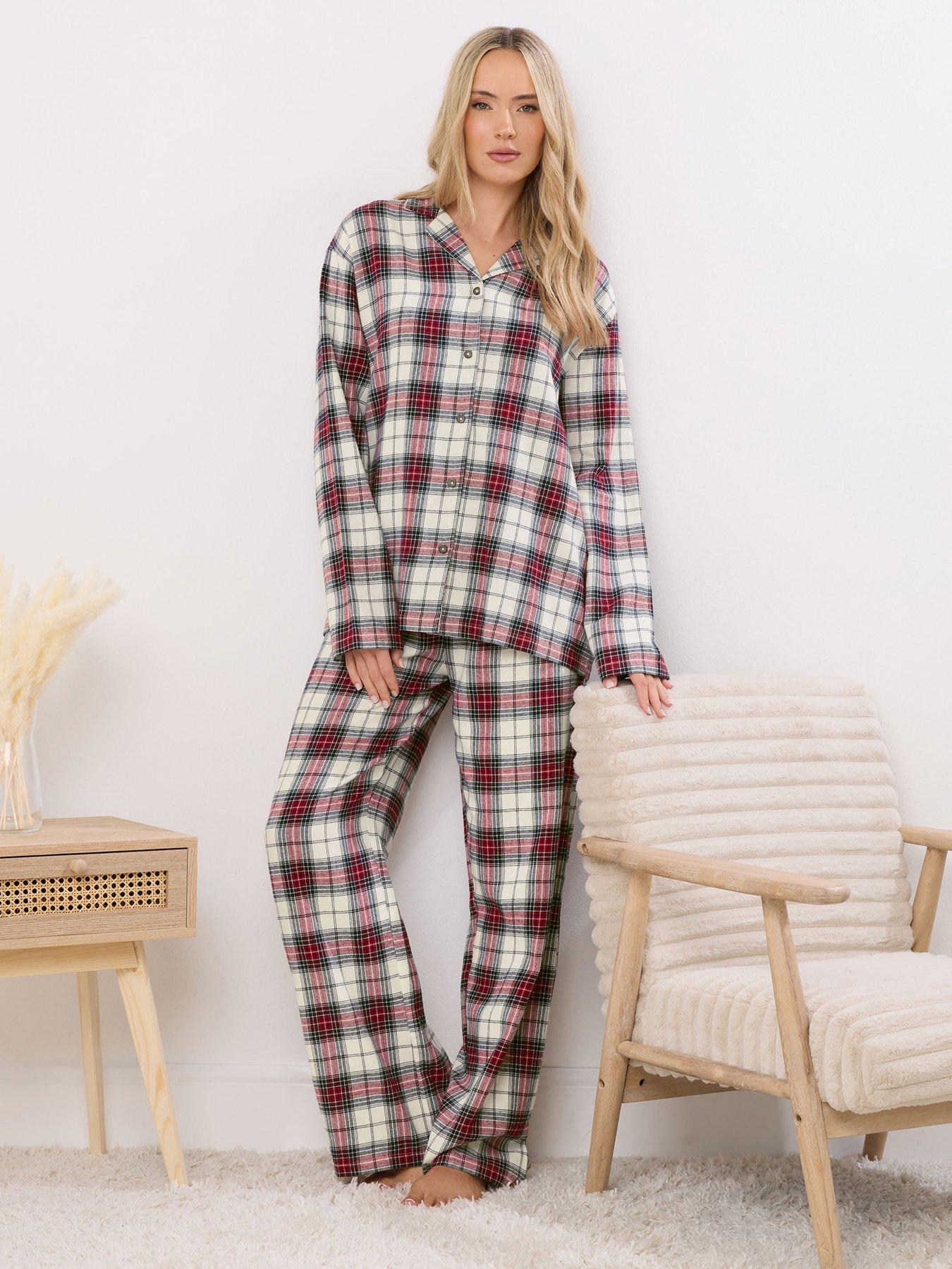 long-tall-sally-tall-check-pj-set-white