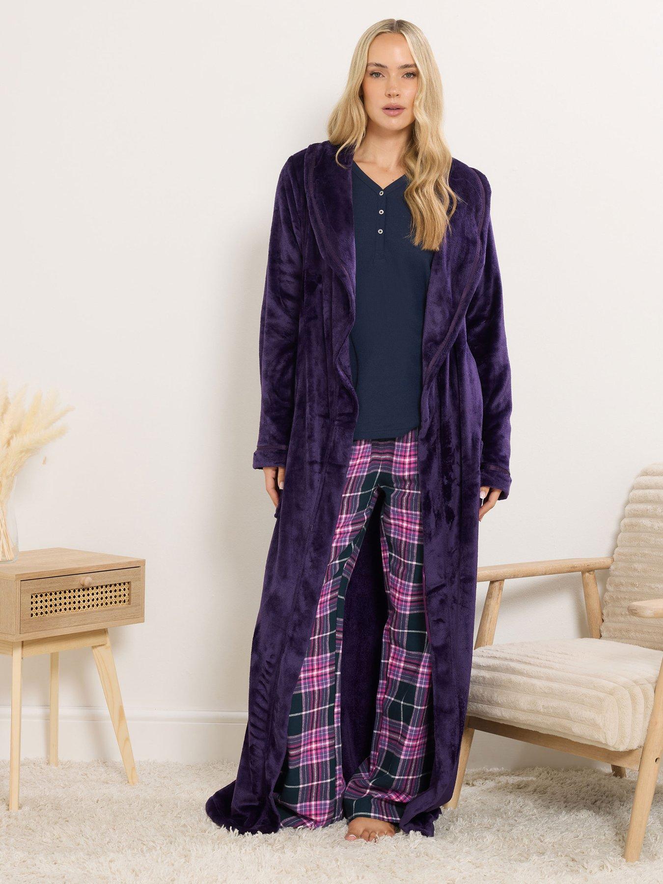 long-tall-sally-tall-purple-cotton-check-pyjama-bottomsnbspback