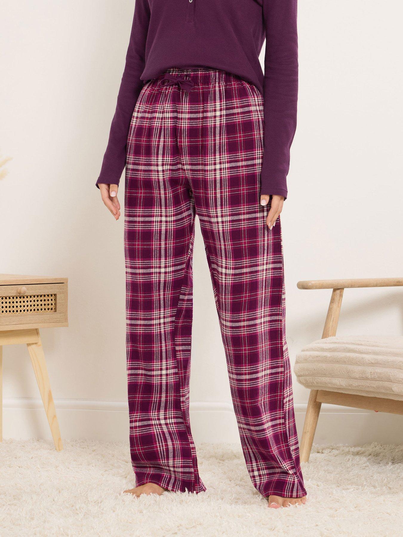 long-tall-sally-check-pj-pant-red