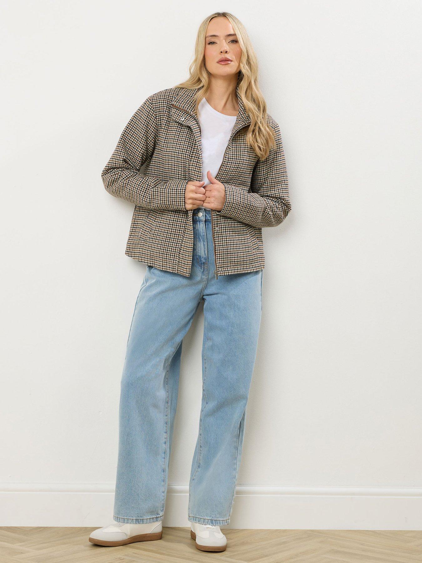 long-tall-sally-check-funnel-neck-jacket-brownback