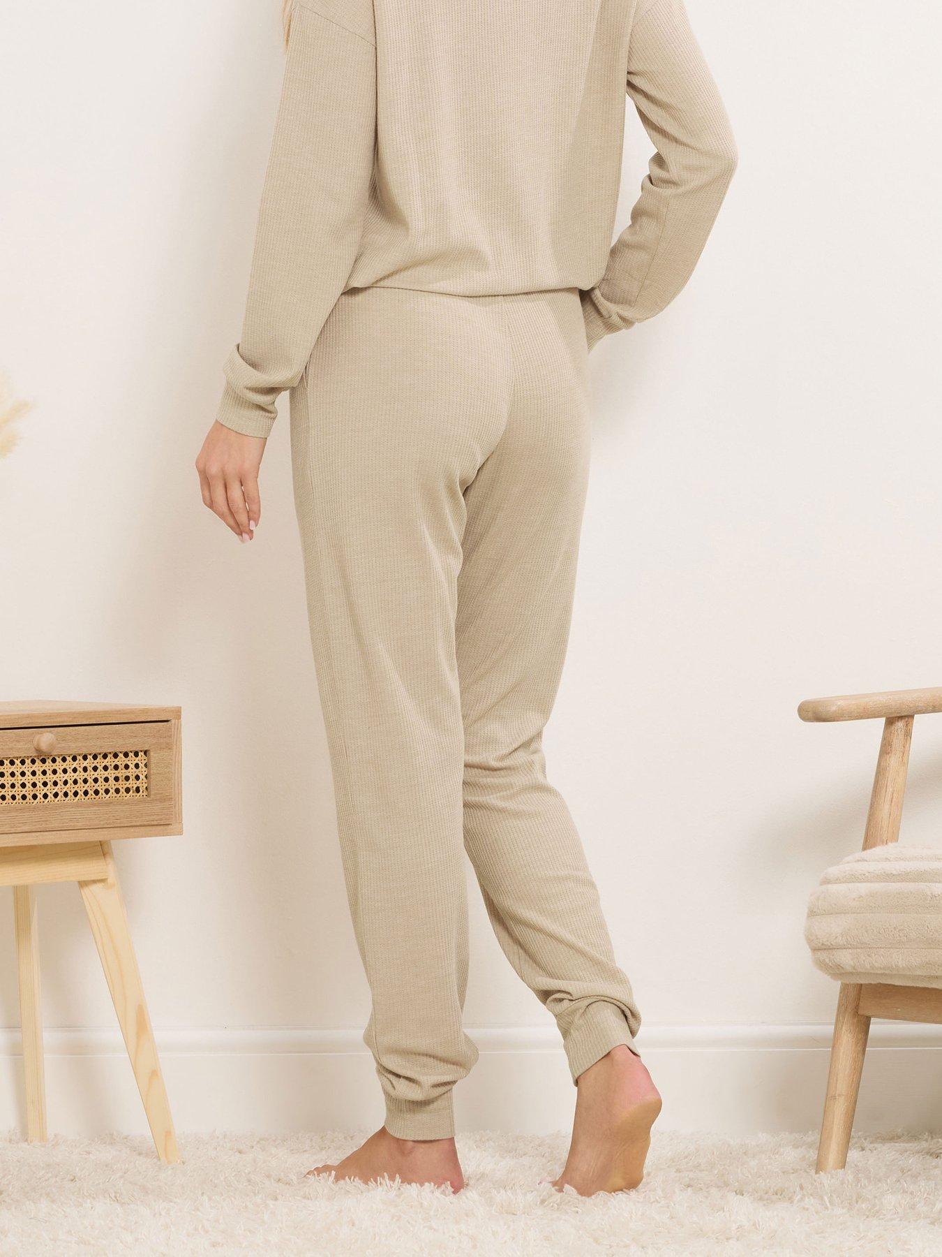 Image 2 of 4 of Long Tall Sally Cuff Lounge Jogger - Natural