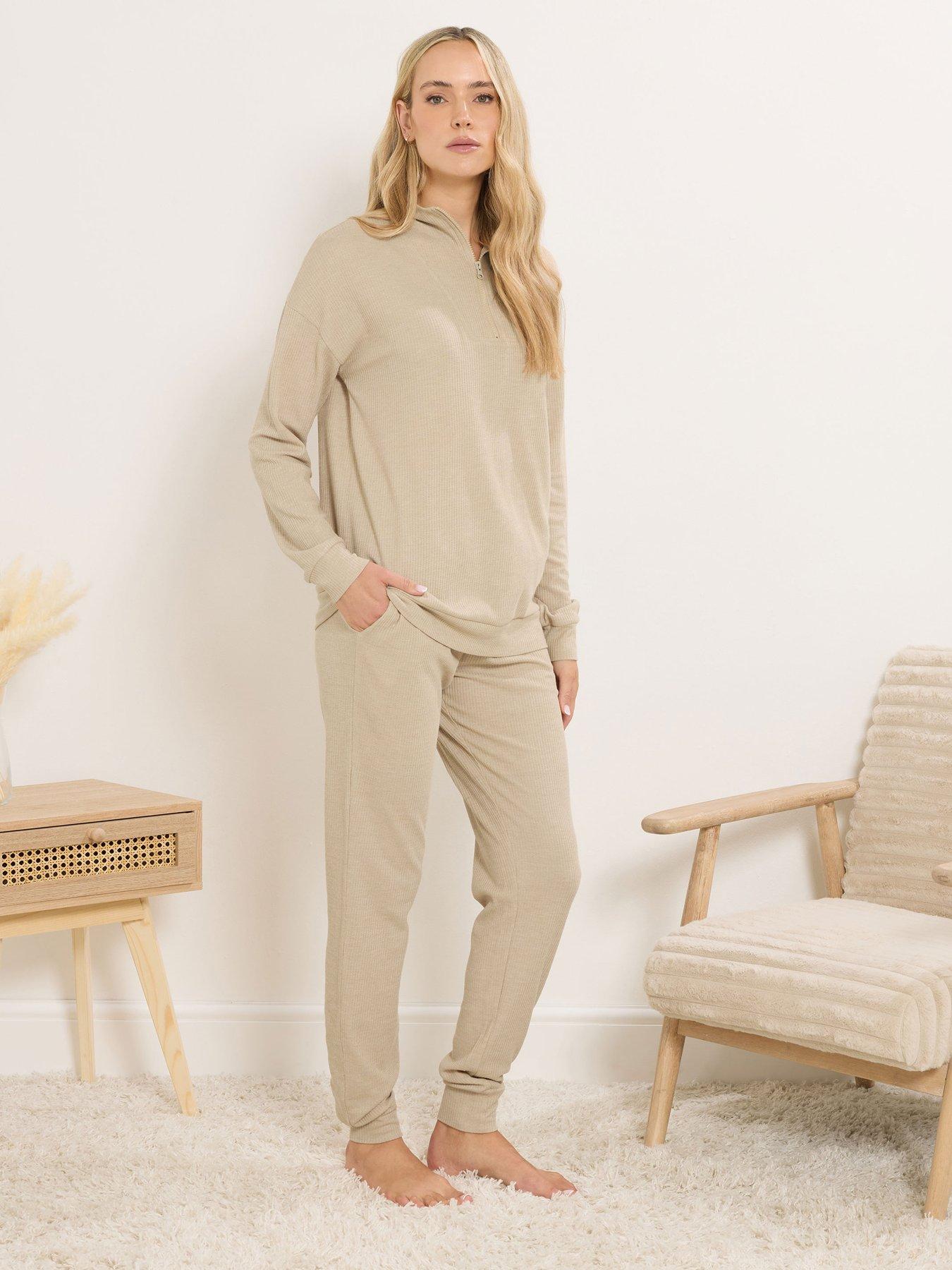 Image 3 of 4 of Long Tall Sally Cuff Lounge Jogger - Natural