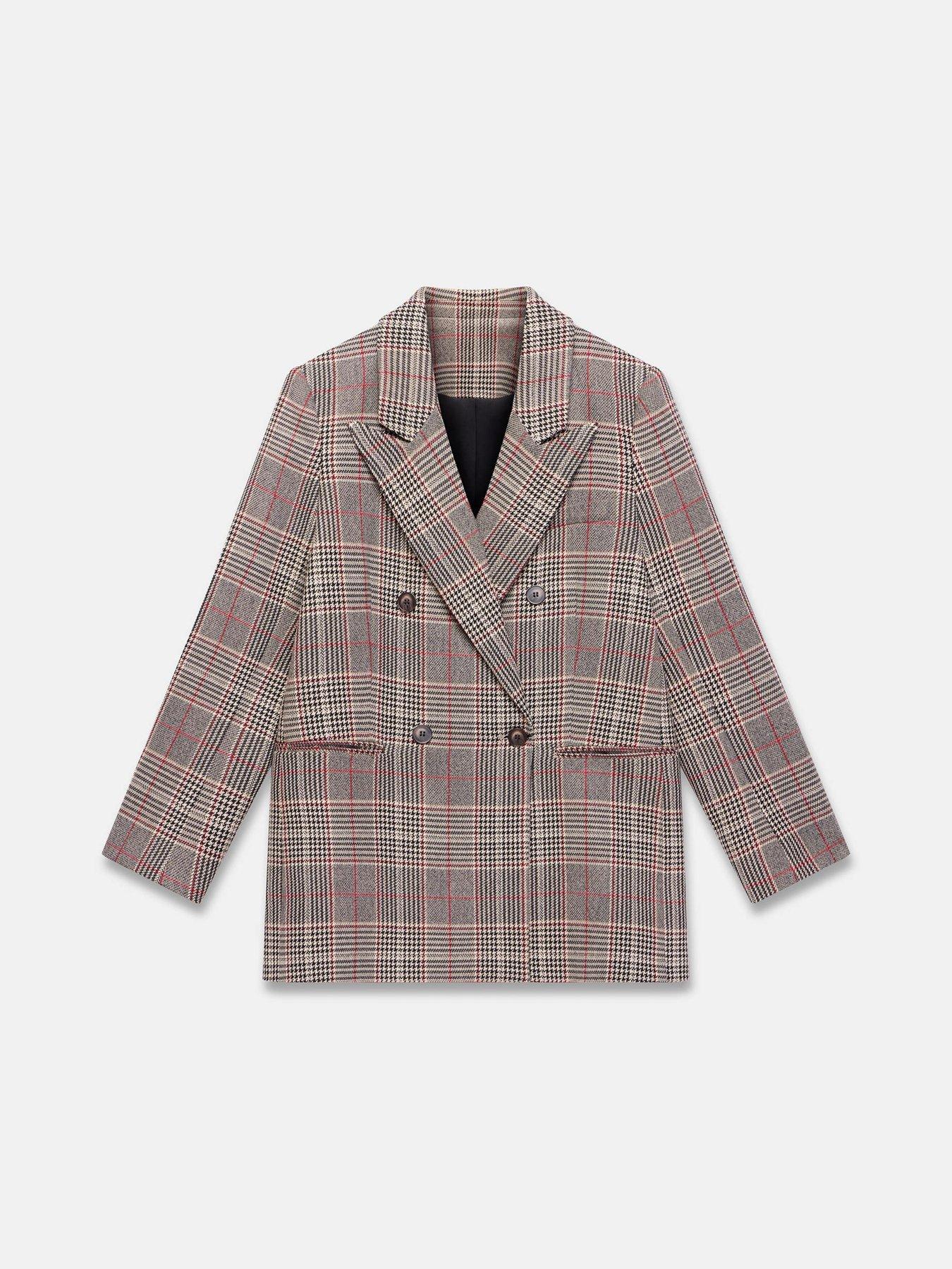 mint-velvet-neutral-graphic-check-blazer-beigedetail
