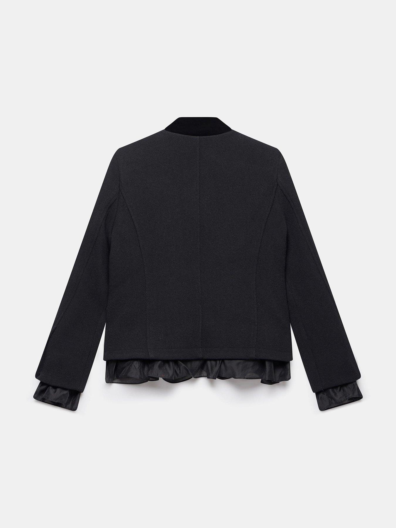 Image 6 of 6 of Mint Velvet Military Jacket - Black