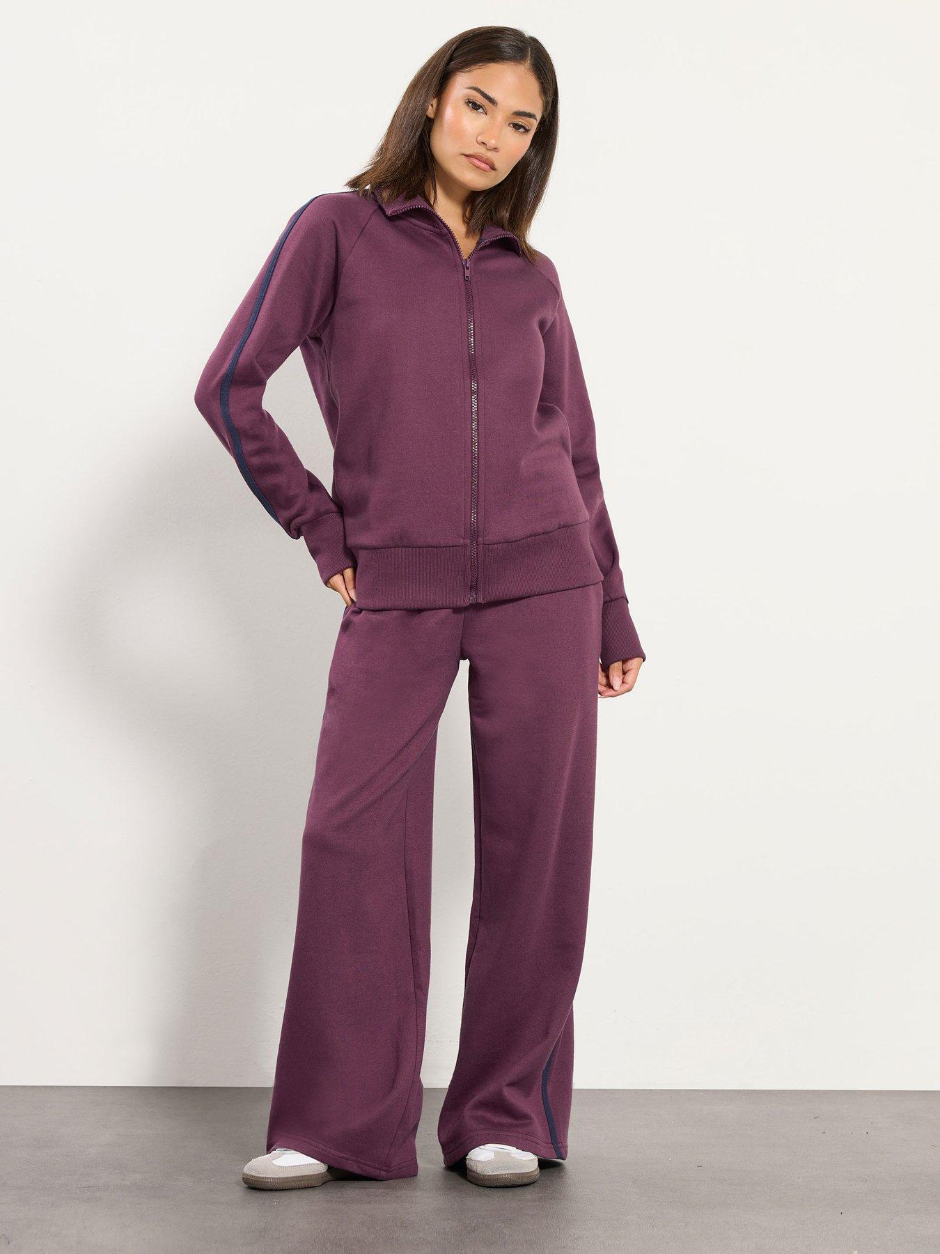pixiegirl-petite-zip-thru-contrast-jacket-burgundy-redback