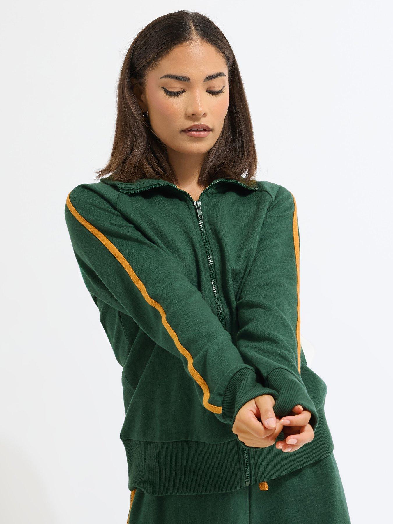 pixiegirl-petite-zip-thru-contrast-jacket-green