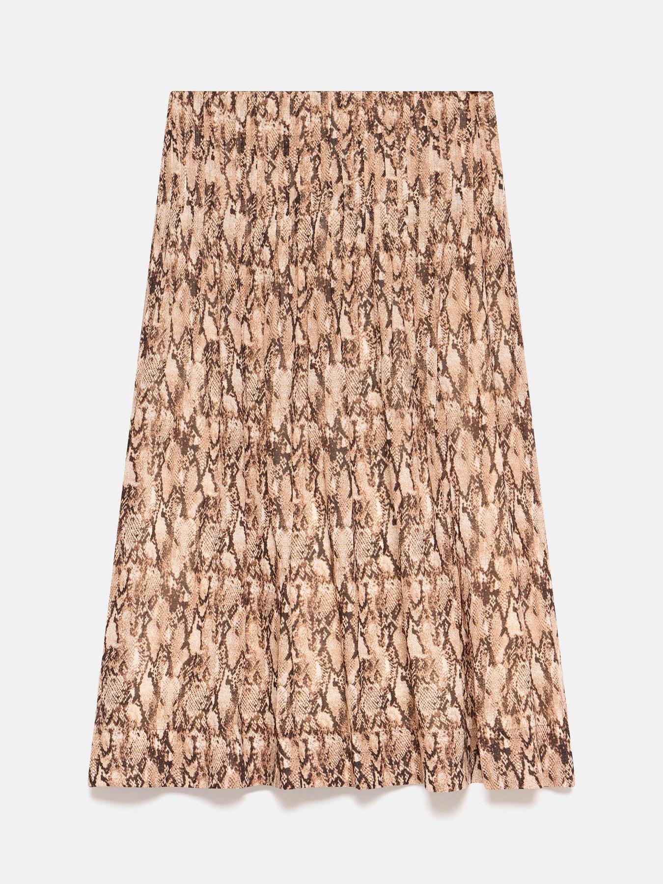 mint-velvet-snake-pintuck-midi-skirt-browndetail