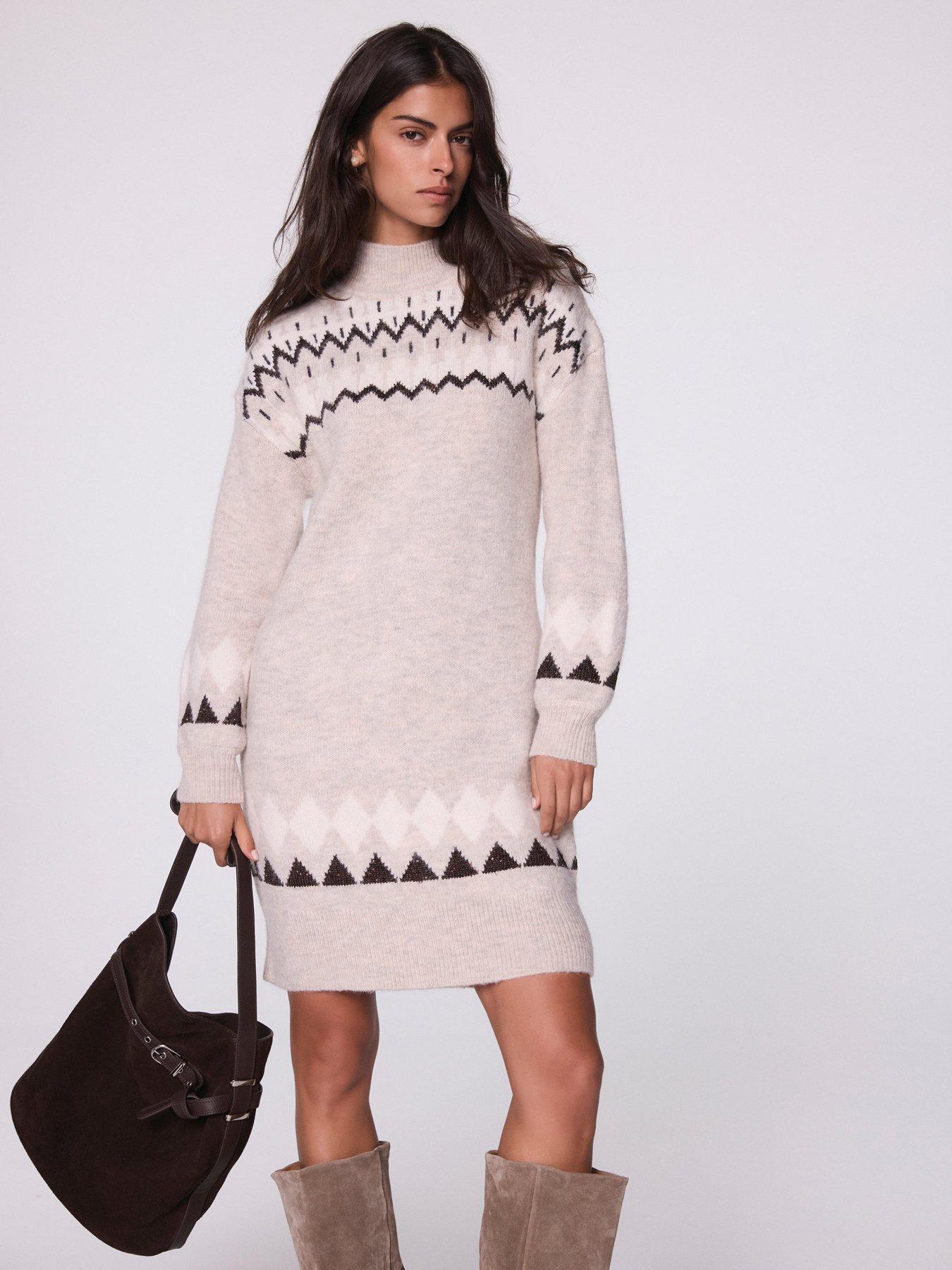 mint-velvet-neutral-fair-isle-mini-dress-beige