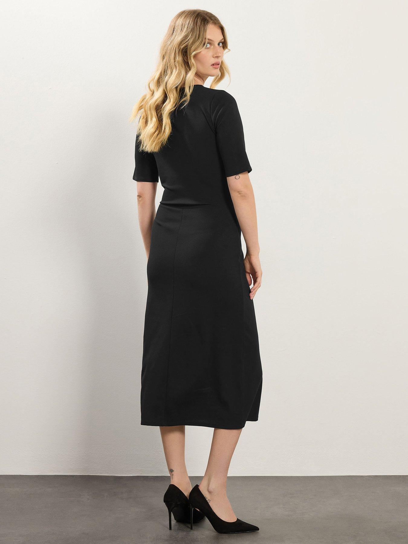 long-tall-sally-keyhole-fitted-midi-dress-blackstillFront