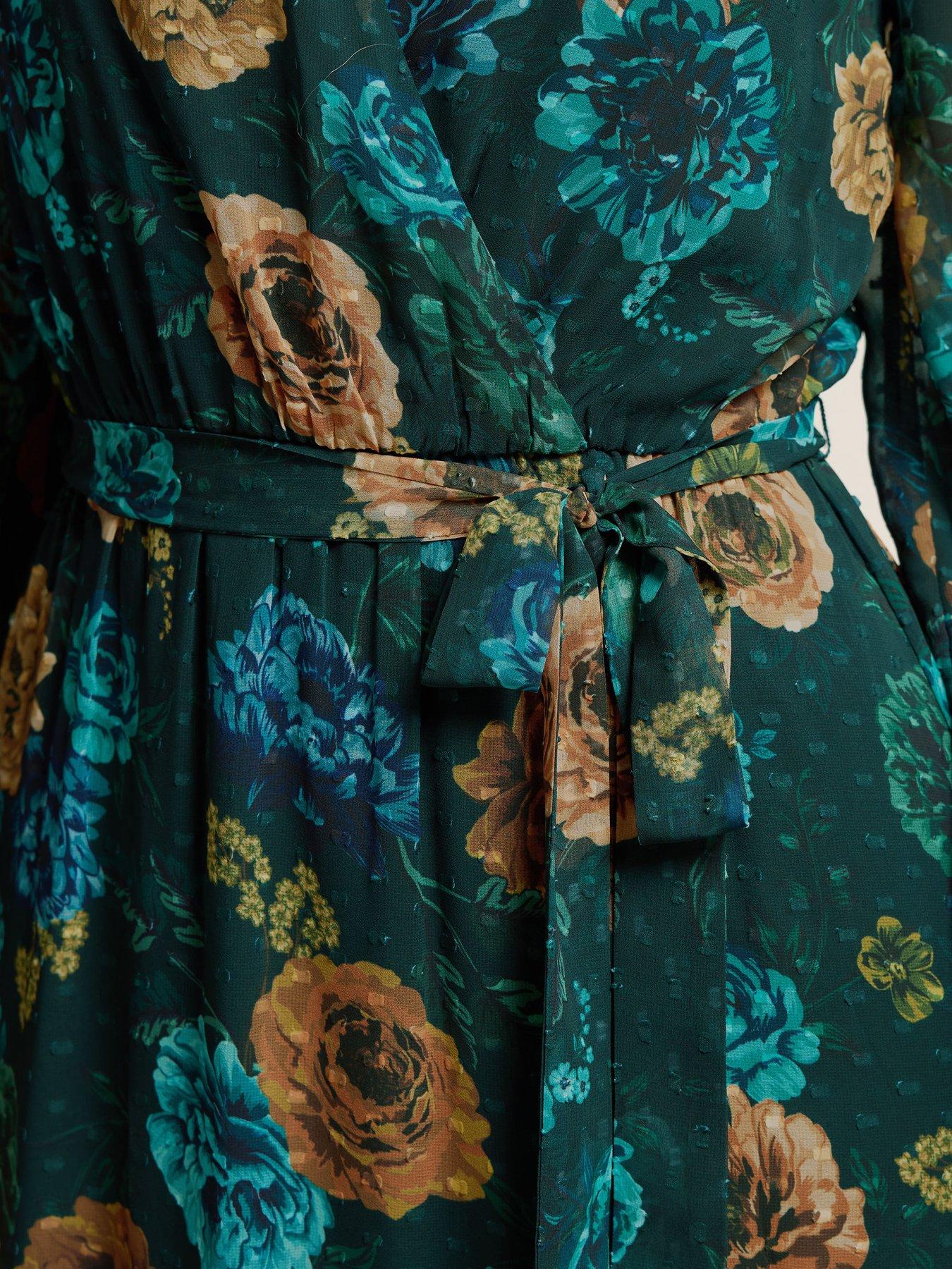 long-tall-sally-floral-dobby-wrap-midi-dress-blueoutfit