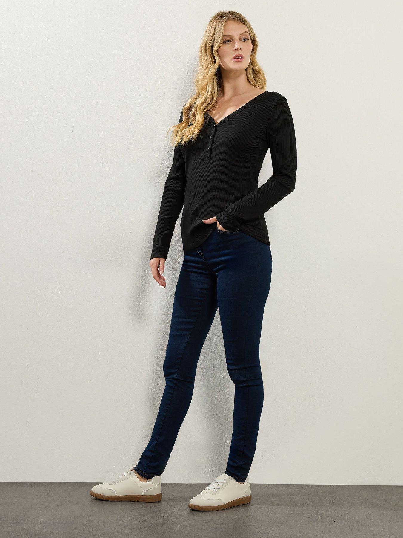 long-tall-sally-sleeve-rib-henley-top-blackback