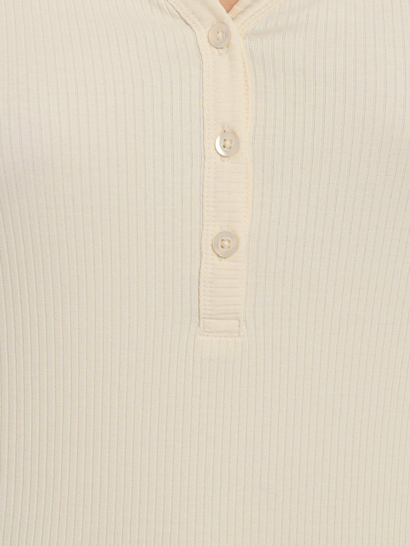 long-tall-sally-sleeve-rib-henley-top-ivoryoutfit