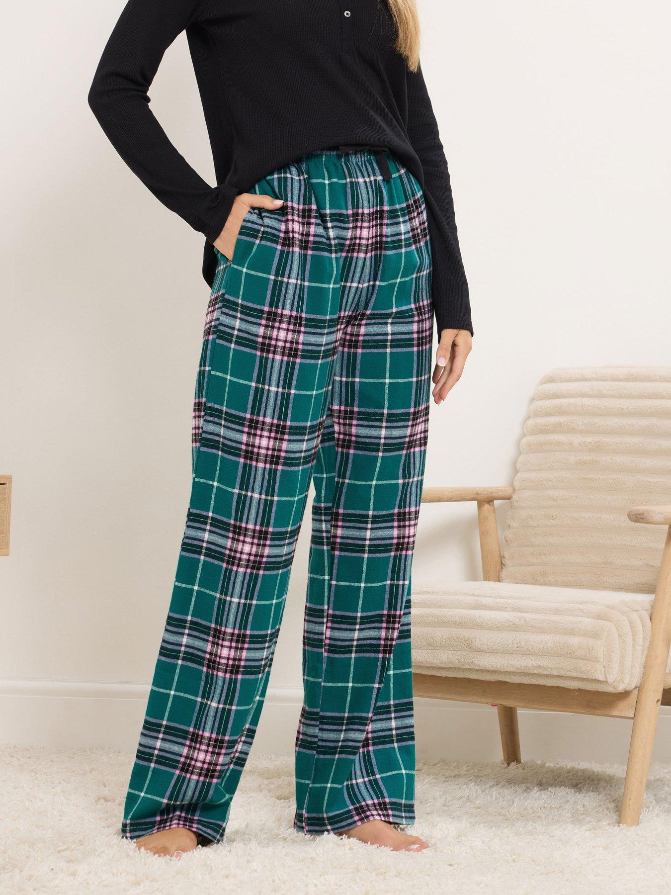long-tall-sally-check-pj-pant-bluefront