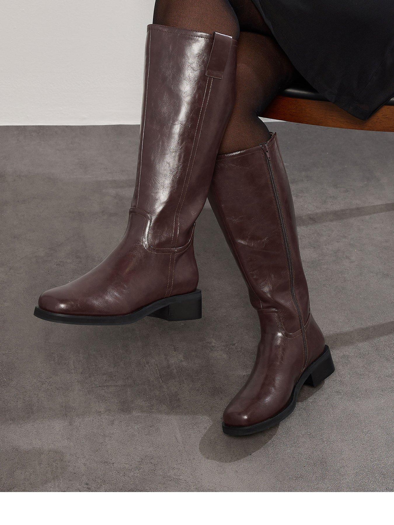 yours-extra-wide-fit-pull-on-boot-brown
