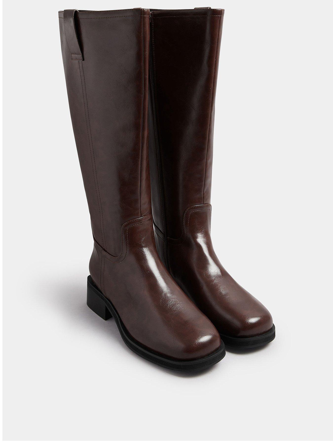 Image 2 of 5 of Yours Extra Wide Fit Pull On Boot - Brown