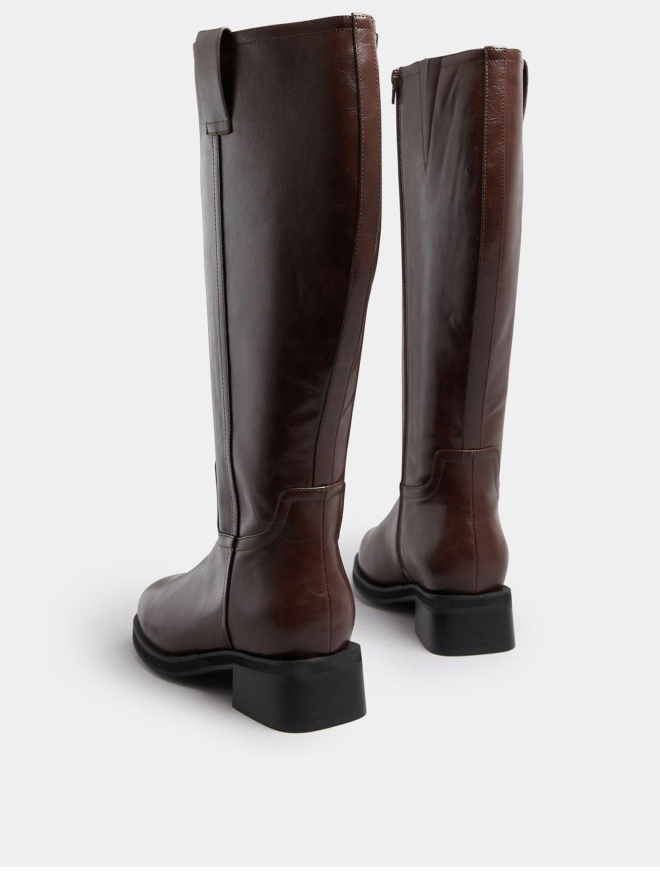 Image 3 of 5 of Yours Extra Wide Fit Pull On Boot - Brown