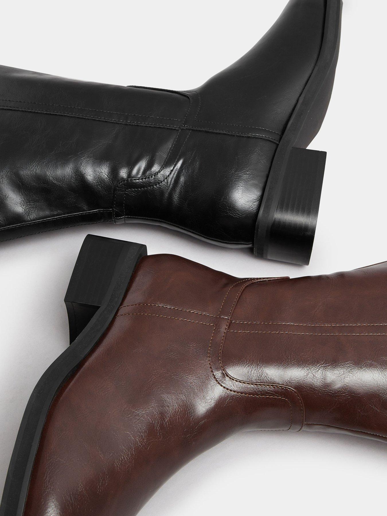 Image 5 of 5 of Yours Extra Wide Fit Pull On Boot - Brown