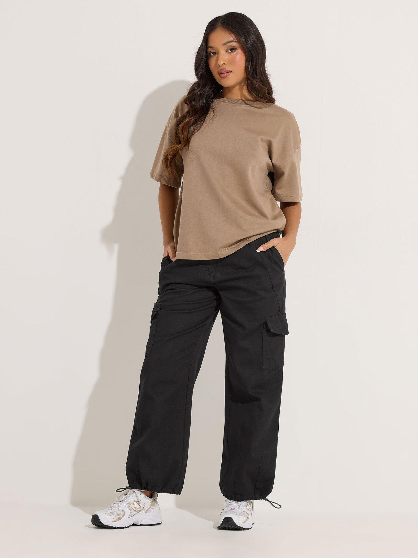 pixiegirl-petite-cuffed-cargo-trouser-blackback