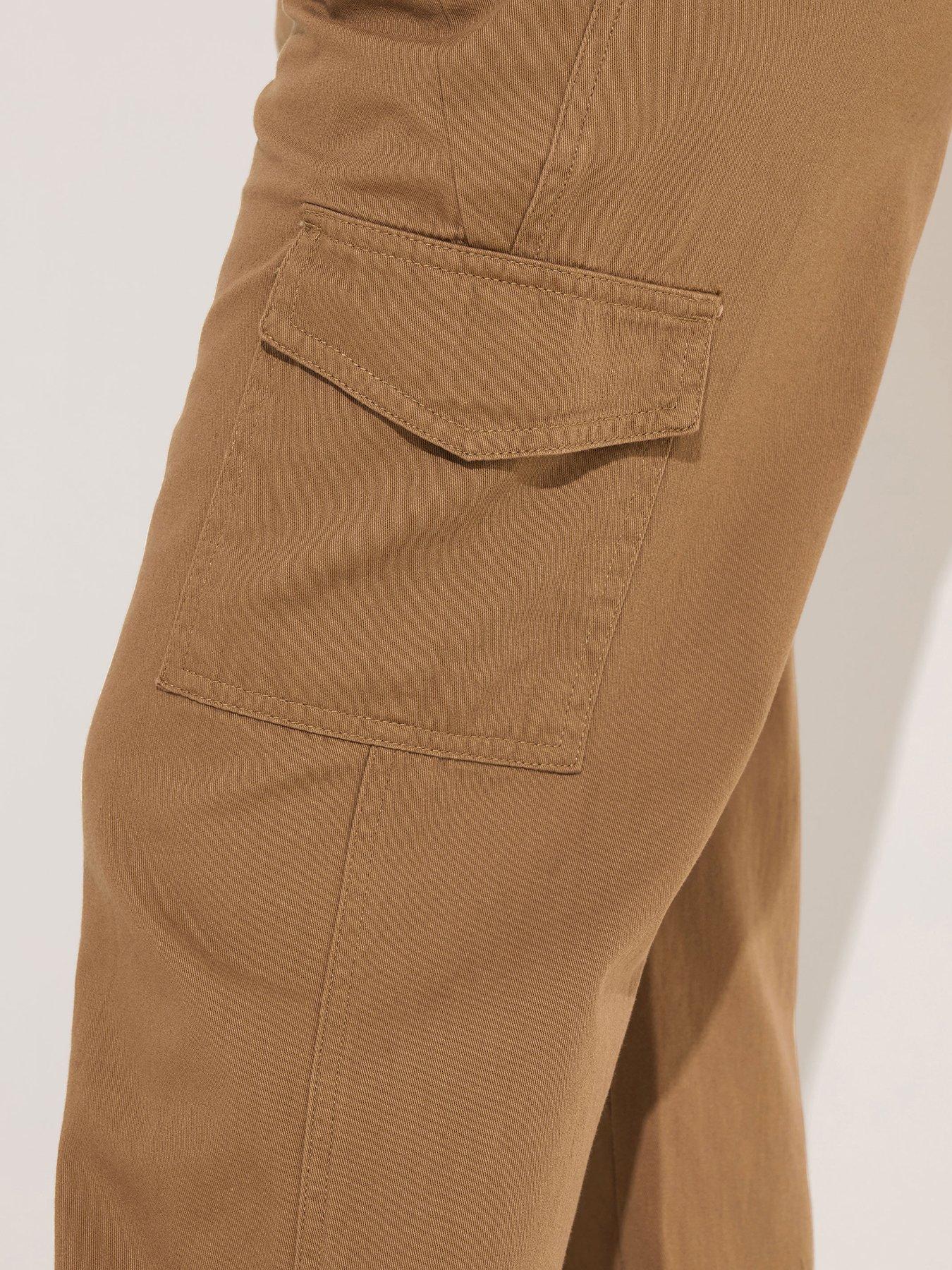 pixiegirl-petite-cuffed-cargo-trouser-brownoutfit