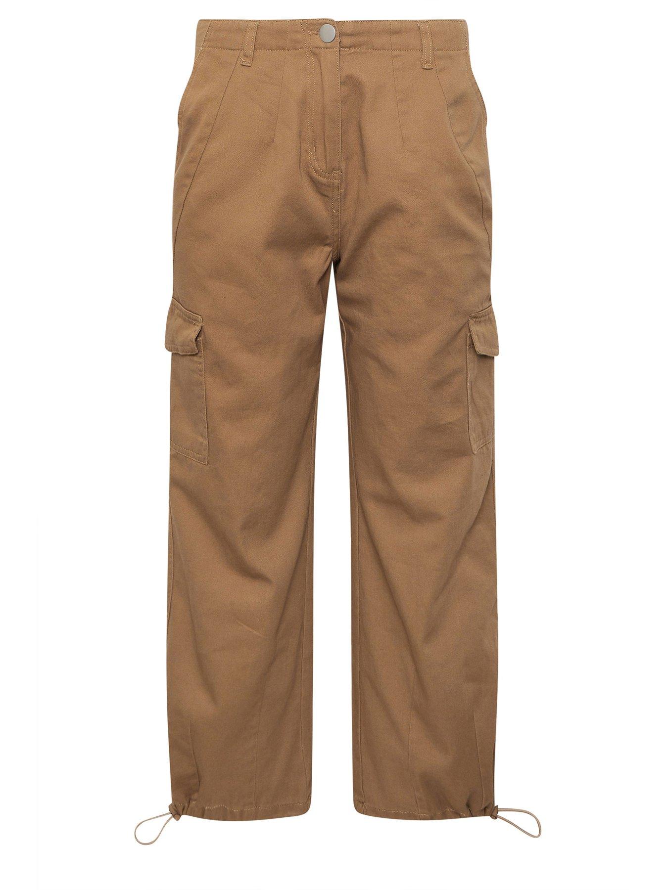 pixiegirl-petite-cuffed-cargo-trouser-browndetail