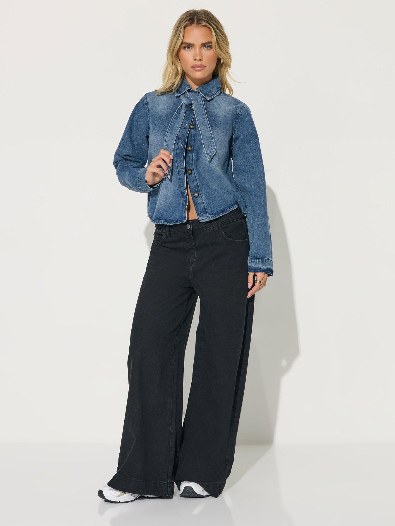 pixiegirl-petite-tie-neck-blouse-blueback