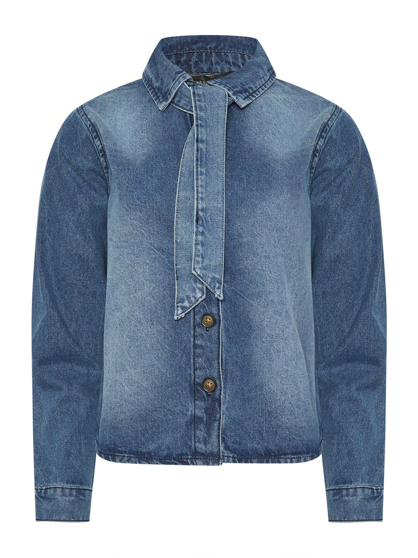 pixiegirl-petite-tie-neck-blouse-bluedetail