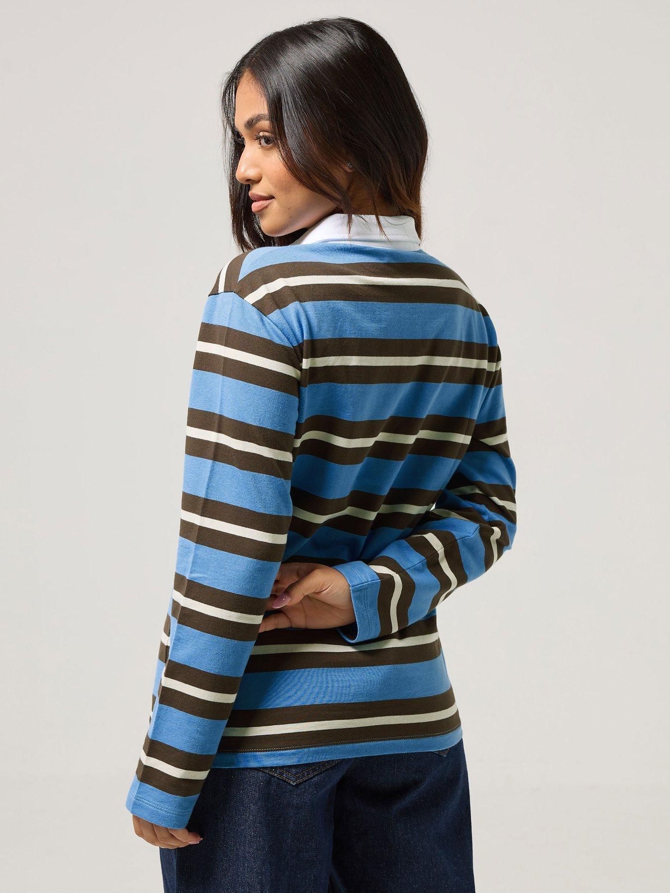 pixiegirl-petite-rugby-sweatshirt-stripe-bluestillFront