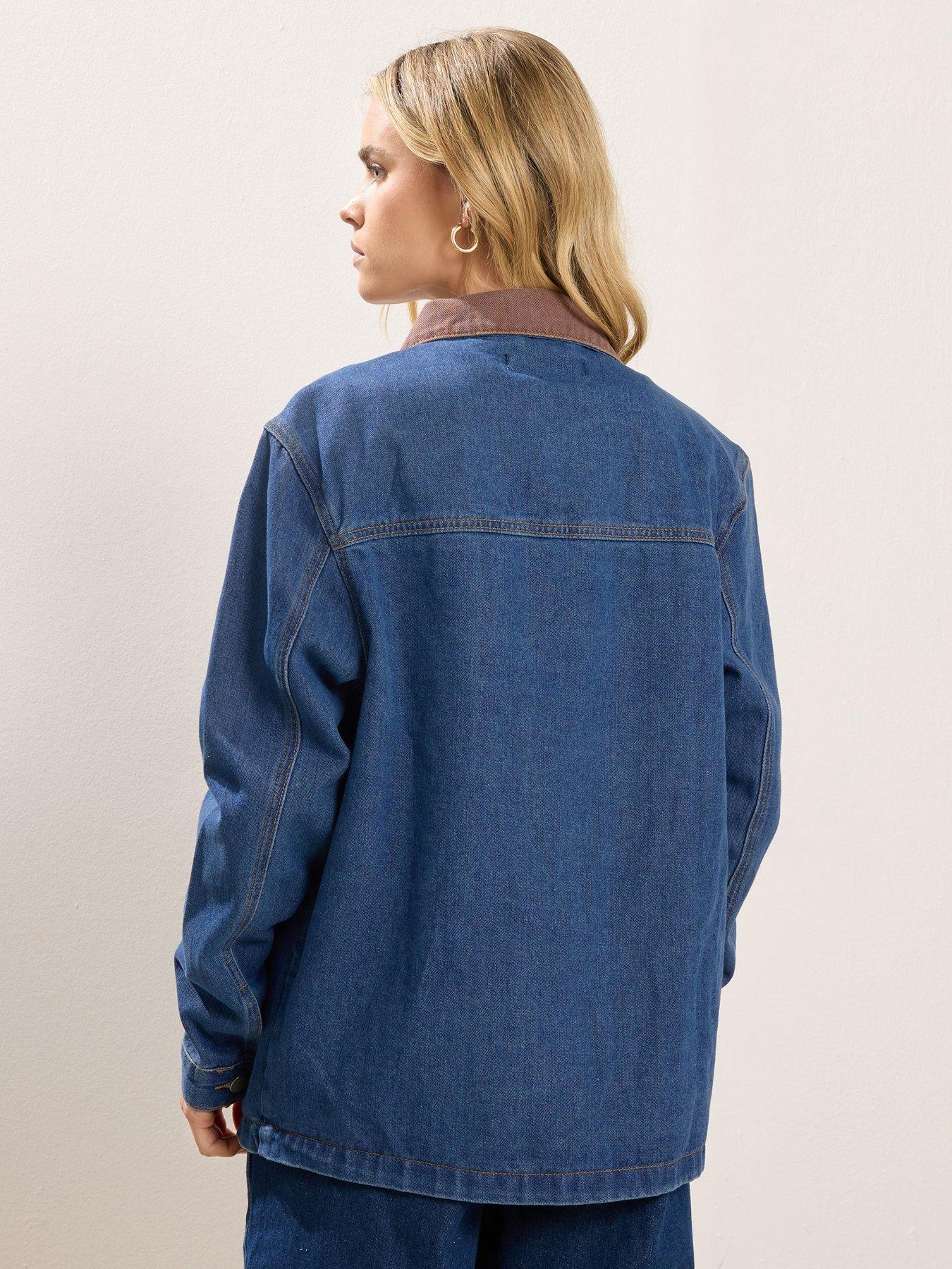 pixiegirl-petite-contrast-collar-shacketstillFront