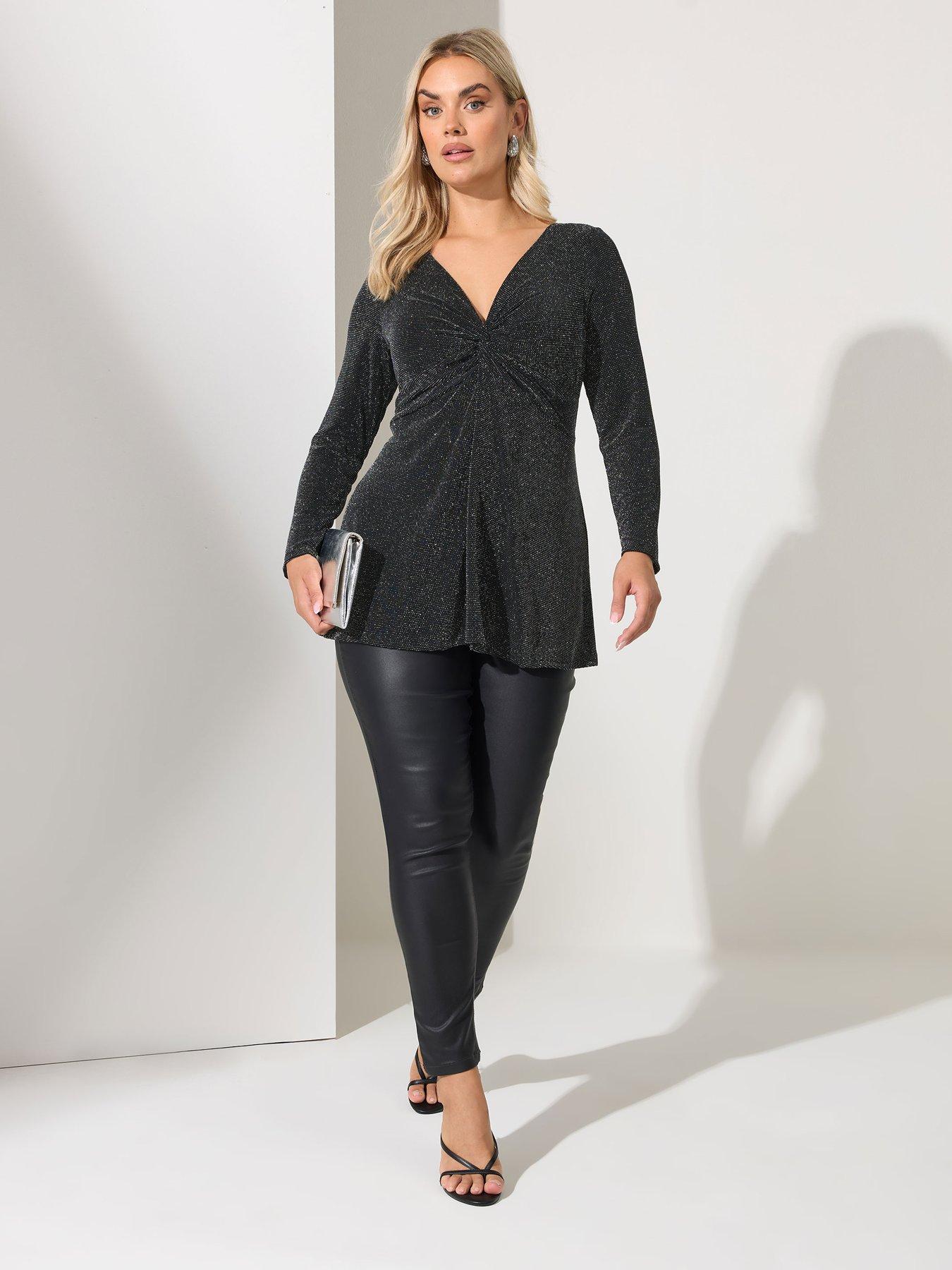 yours-curve-metallic-knot-top-blackback