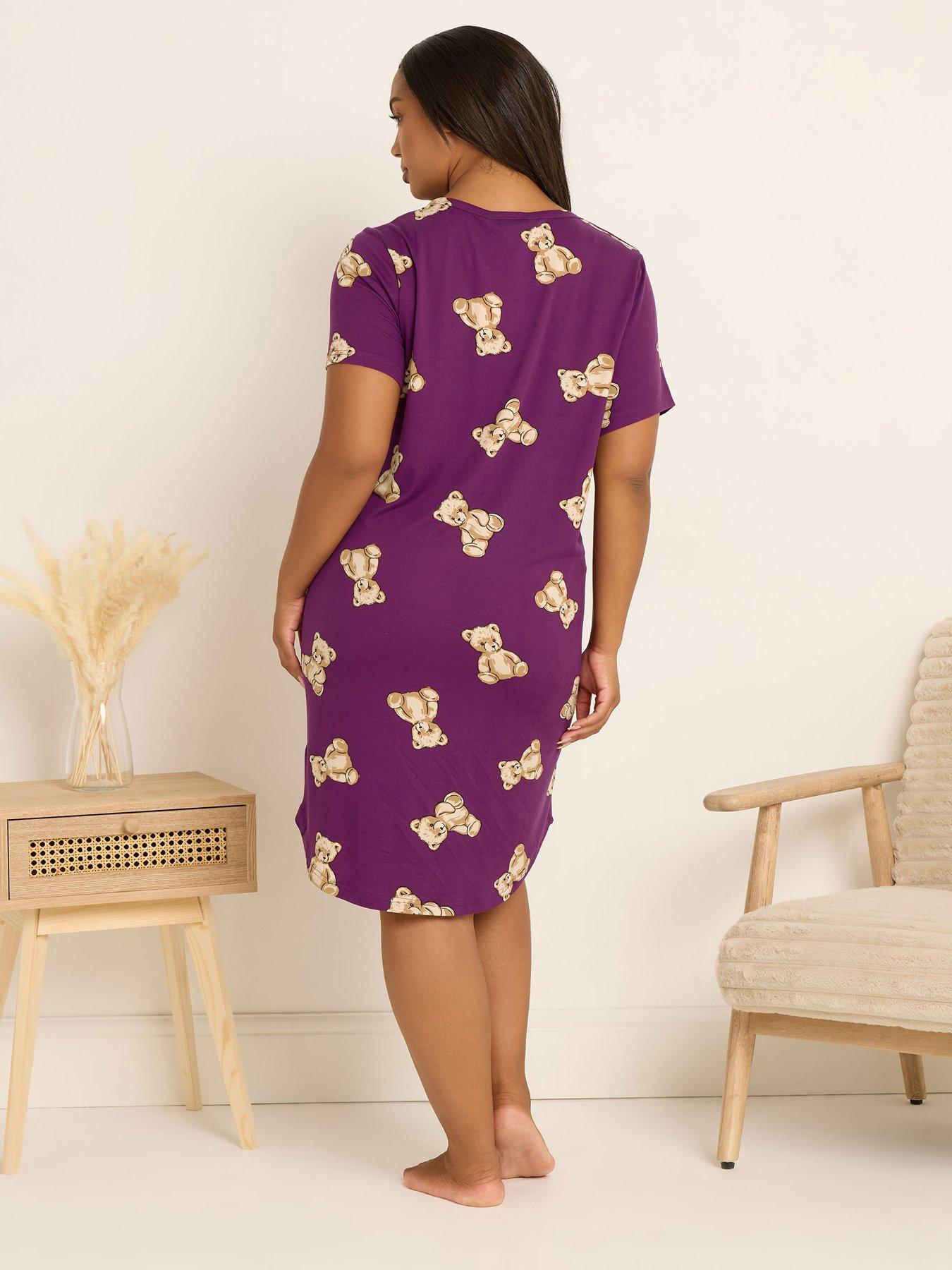 yours-curve-soft-touch-nightdress-redstillFront