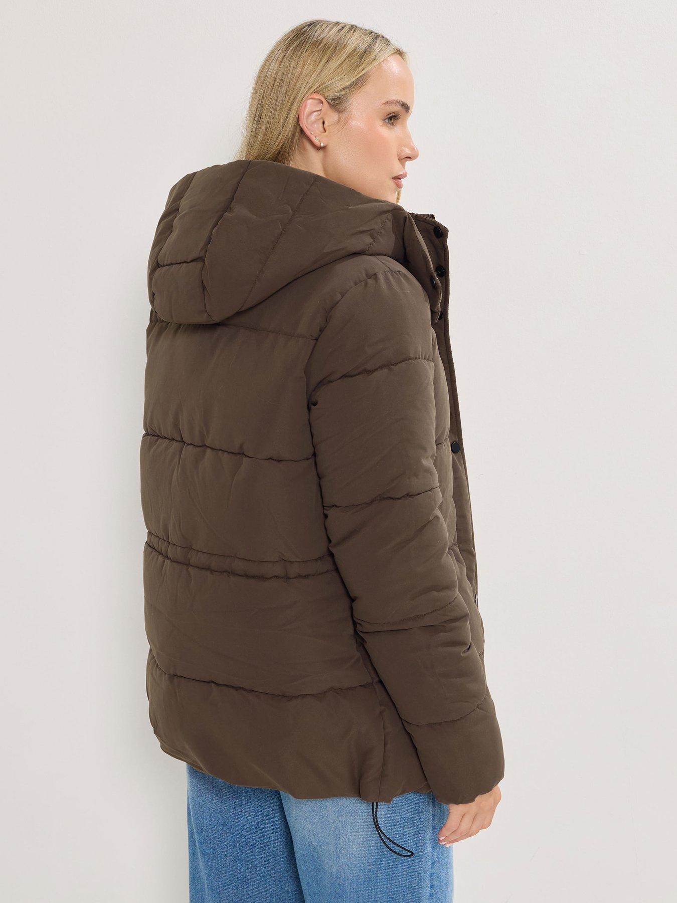 long-tall-sally-short-padded-coat-brownstillFront