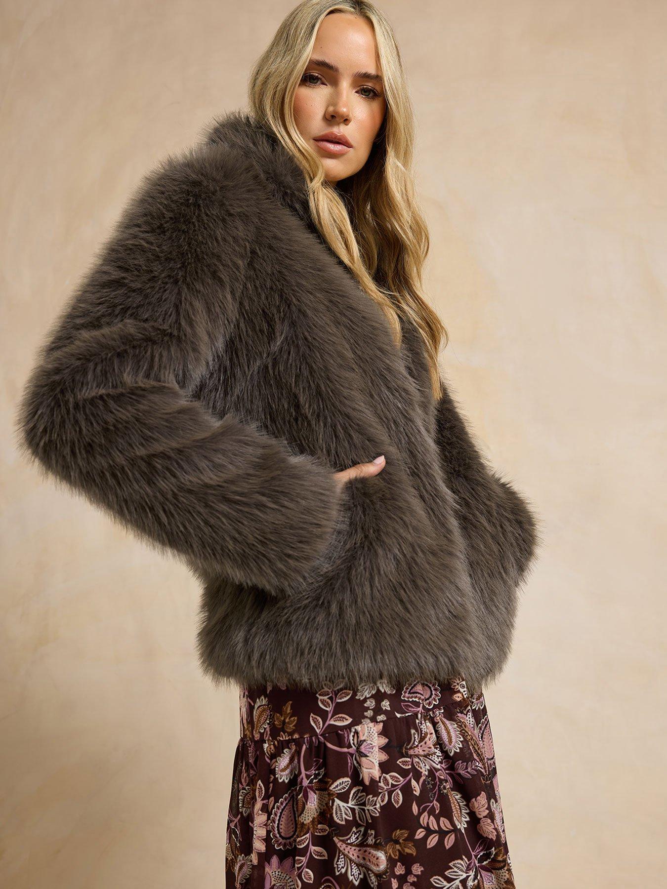 long-tall-sally-faux-fur-jacket-brown