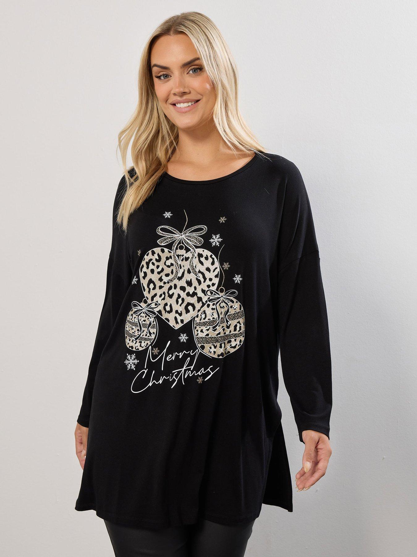 yours-curve-long-sleeve-novelty-bauble-t-shirt-black