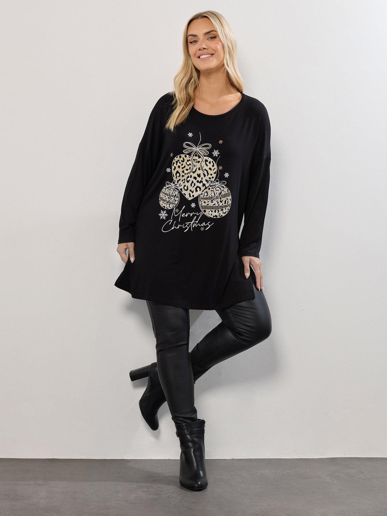 yours-curve-long-sleeve-novelty-bauble-t-shirt-blackback