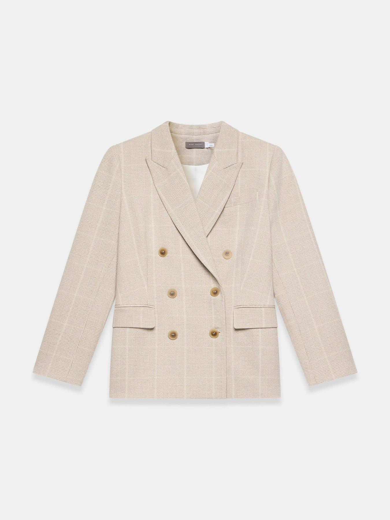 mint-velvet-check-double-breasted-blazer-beigedetail