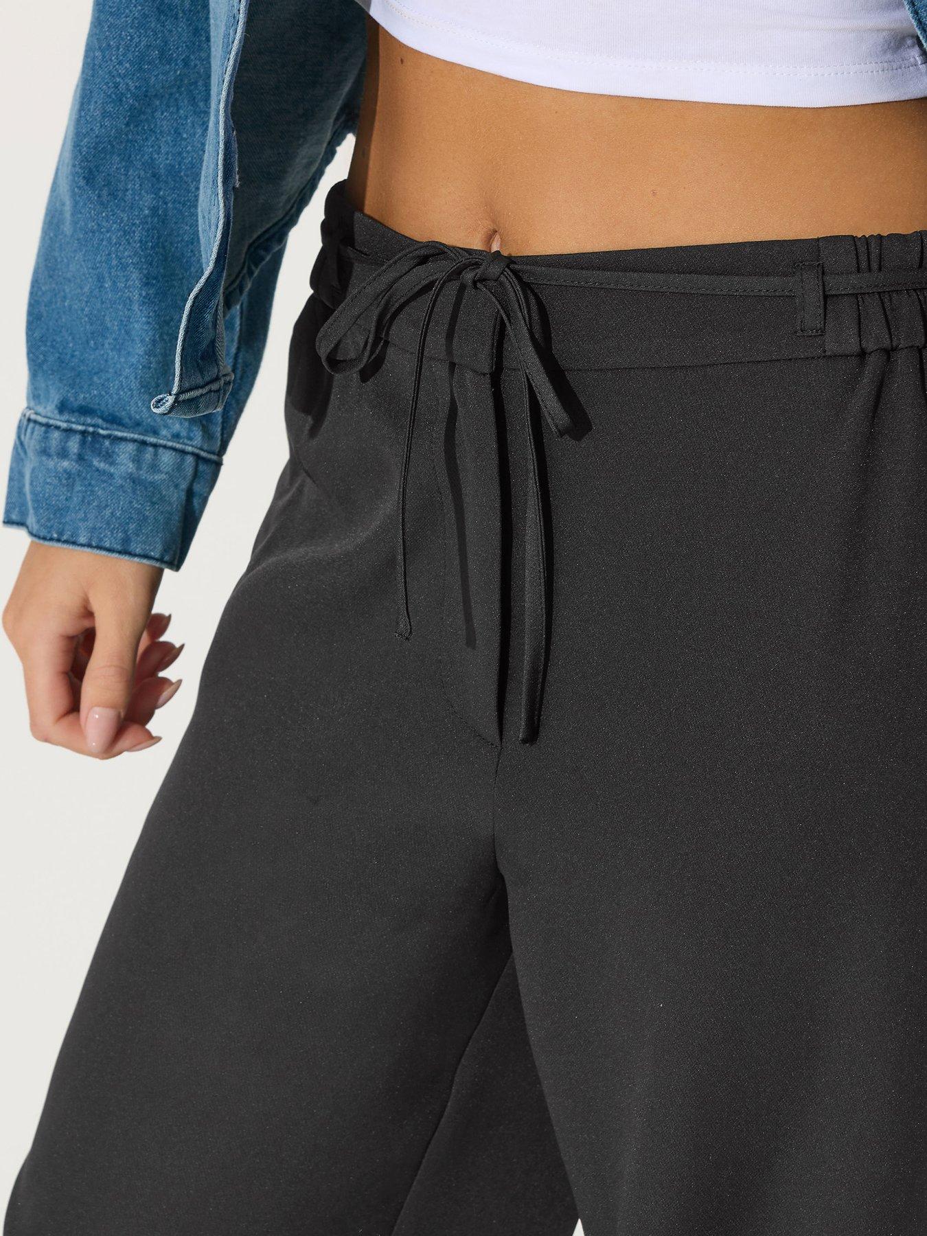 pixiegirl-petite-pintuck-slouch-trouser-blackoutfit