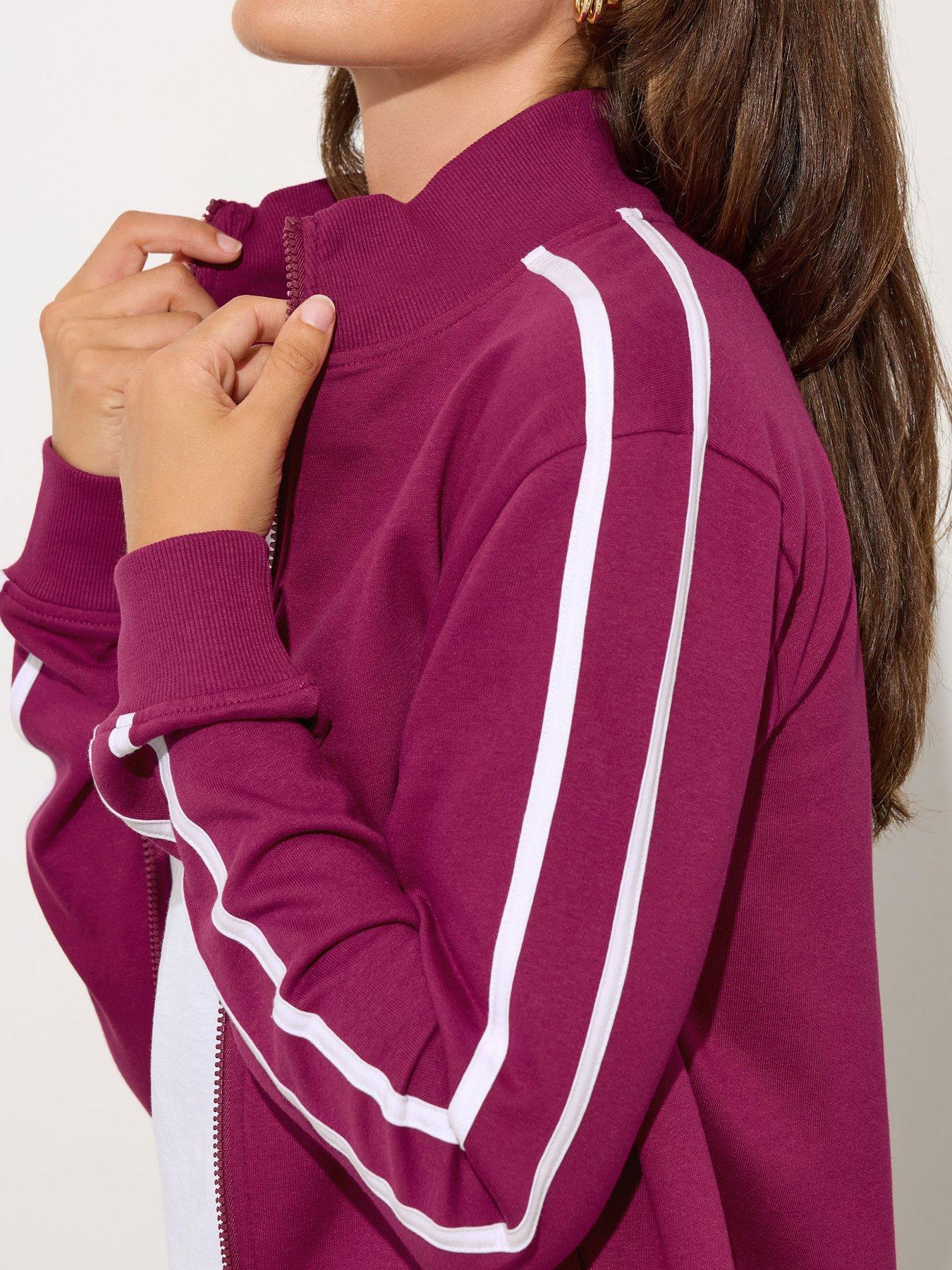 long-tall-sally-tall-two-stripe-zip-thru-sweatshirt-redoutfit