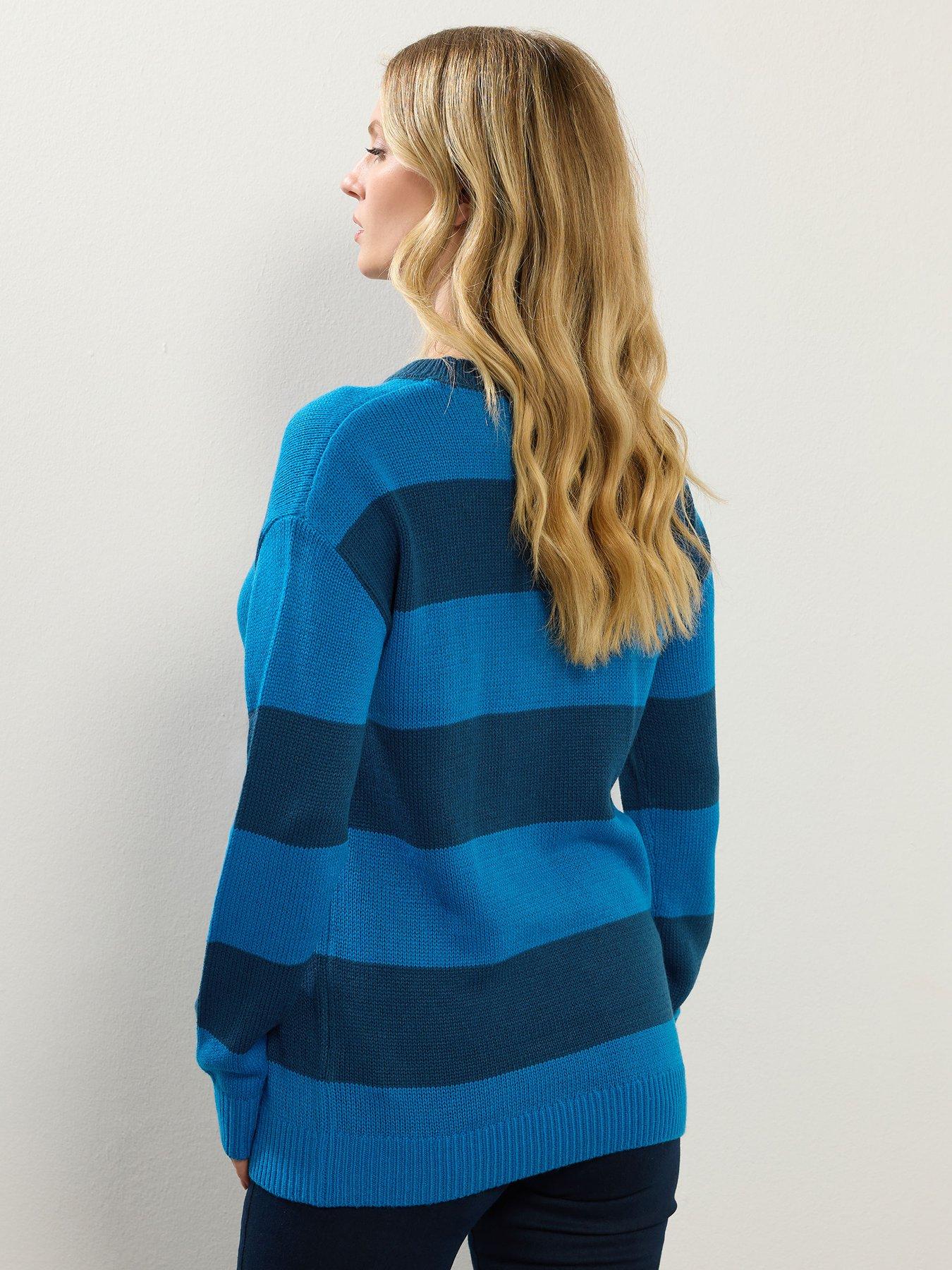 long-tall-sally-jumbo-stripe-jumper-bluestillFront