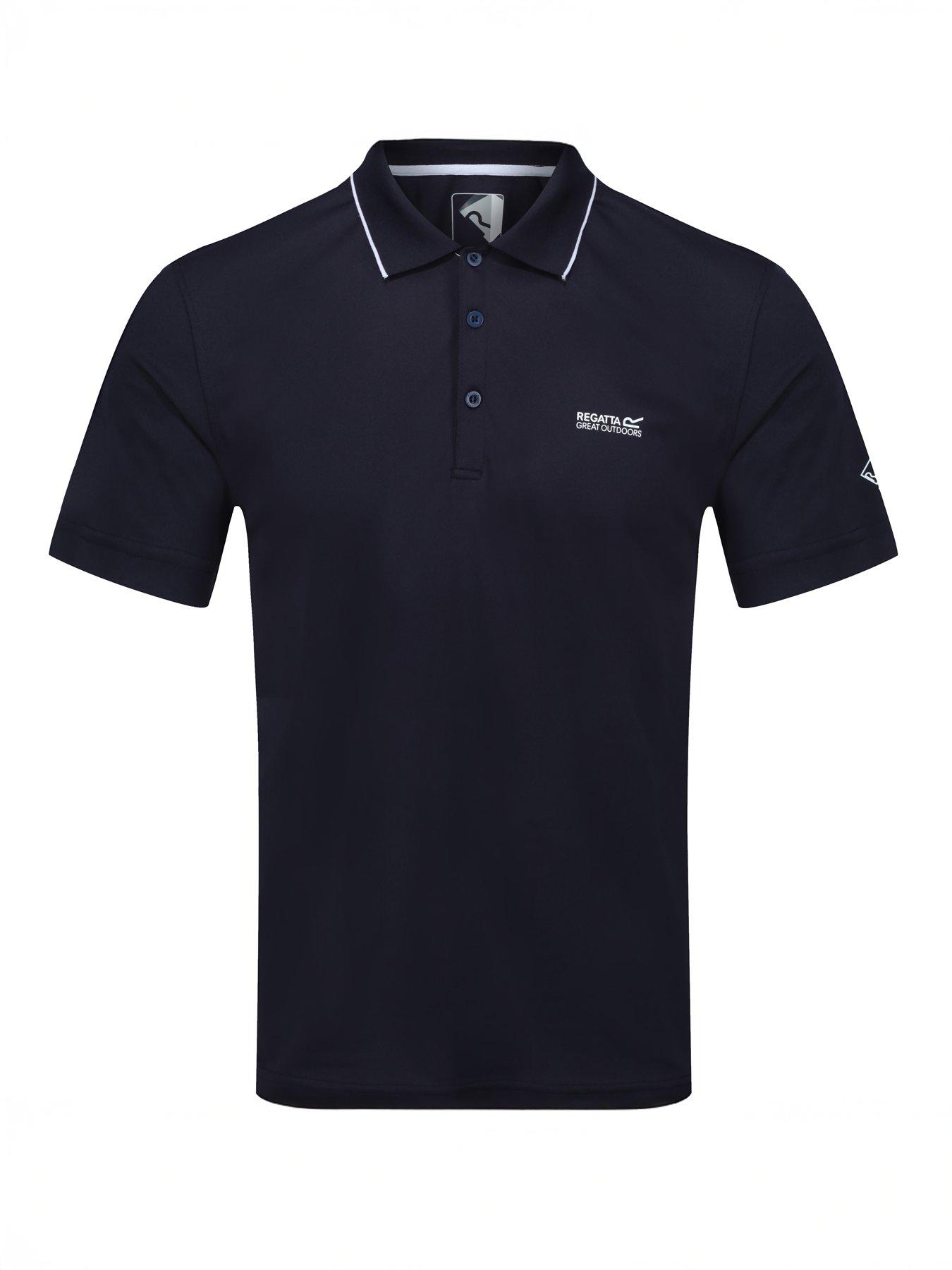 Image 1 of 3 of Regatta Mens Maverik V Polo - Navy