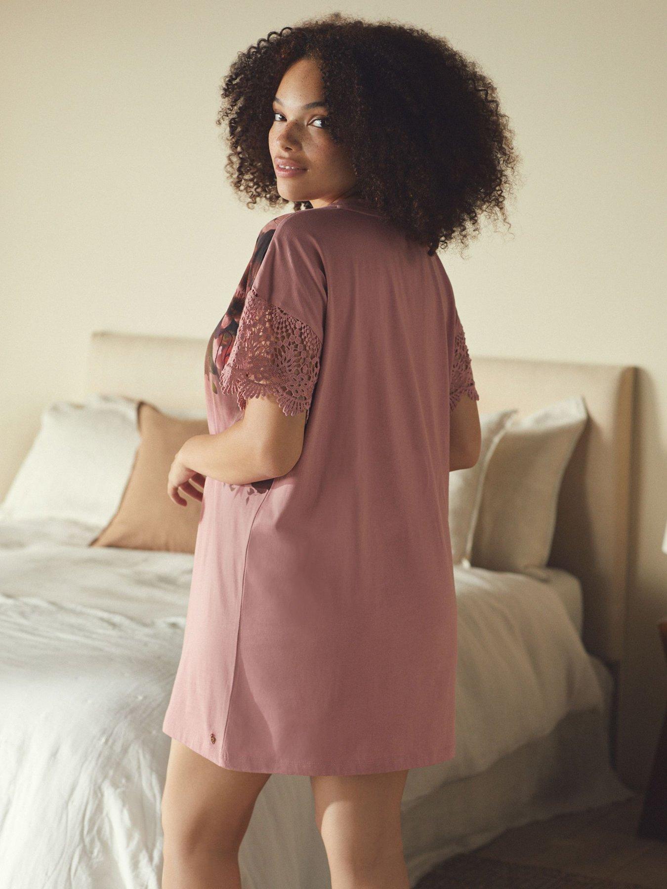 b-by-ted-baker-floral-jersey-nightie-pinkstillFront