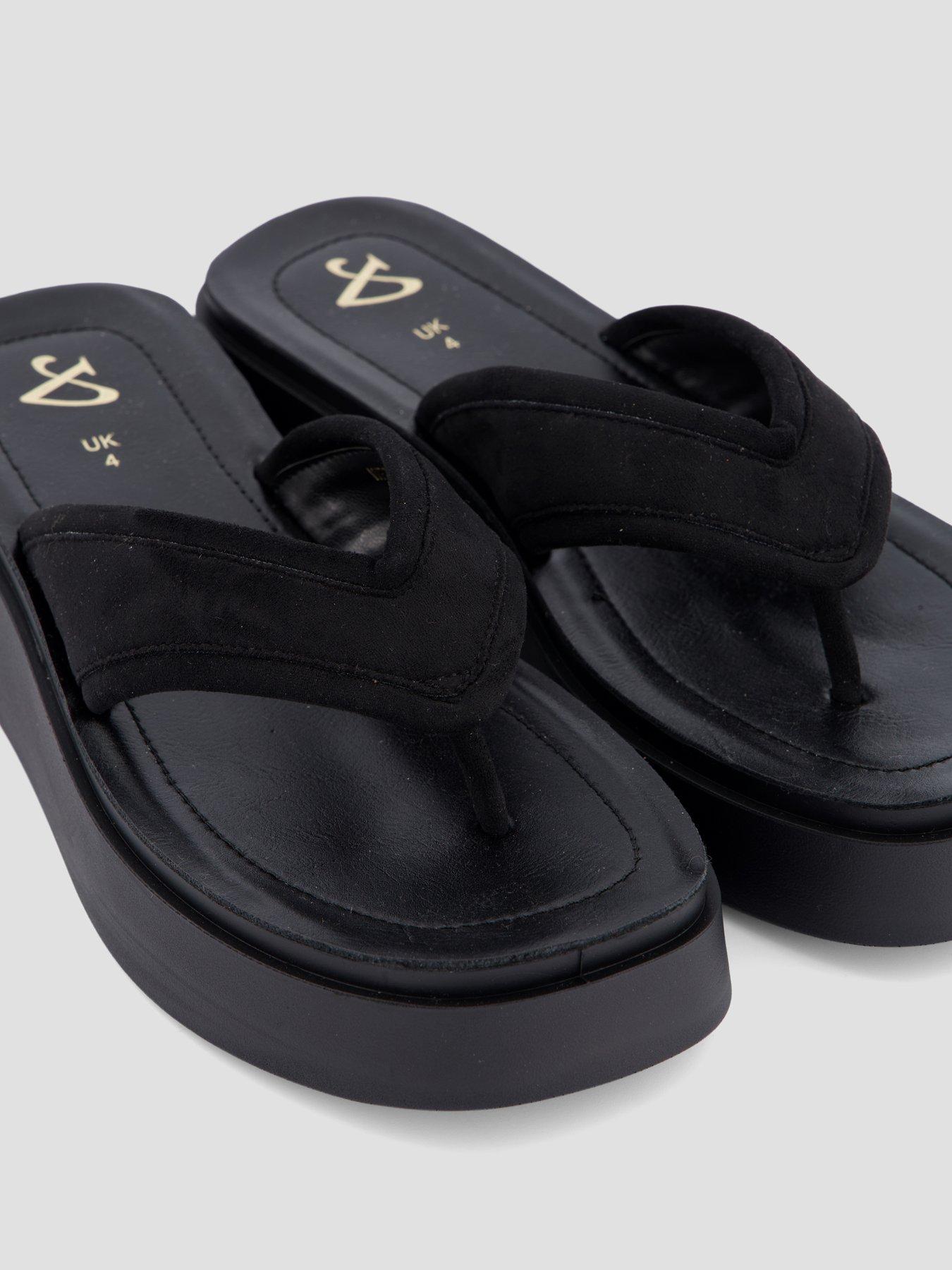 Image 5 of 7 of The Very Collection Wedge Toe Thong Sandal