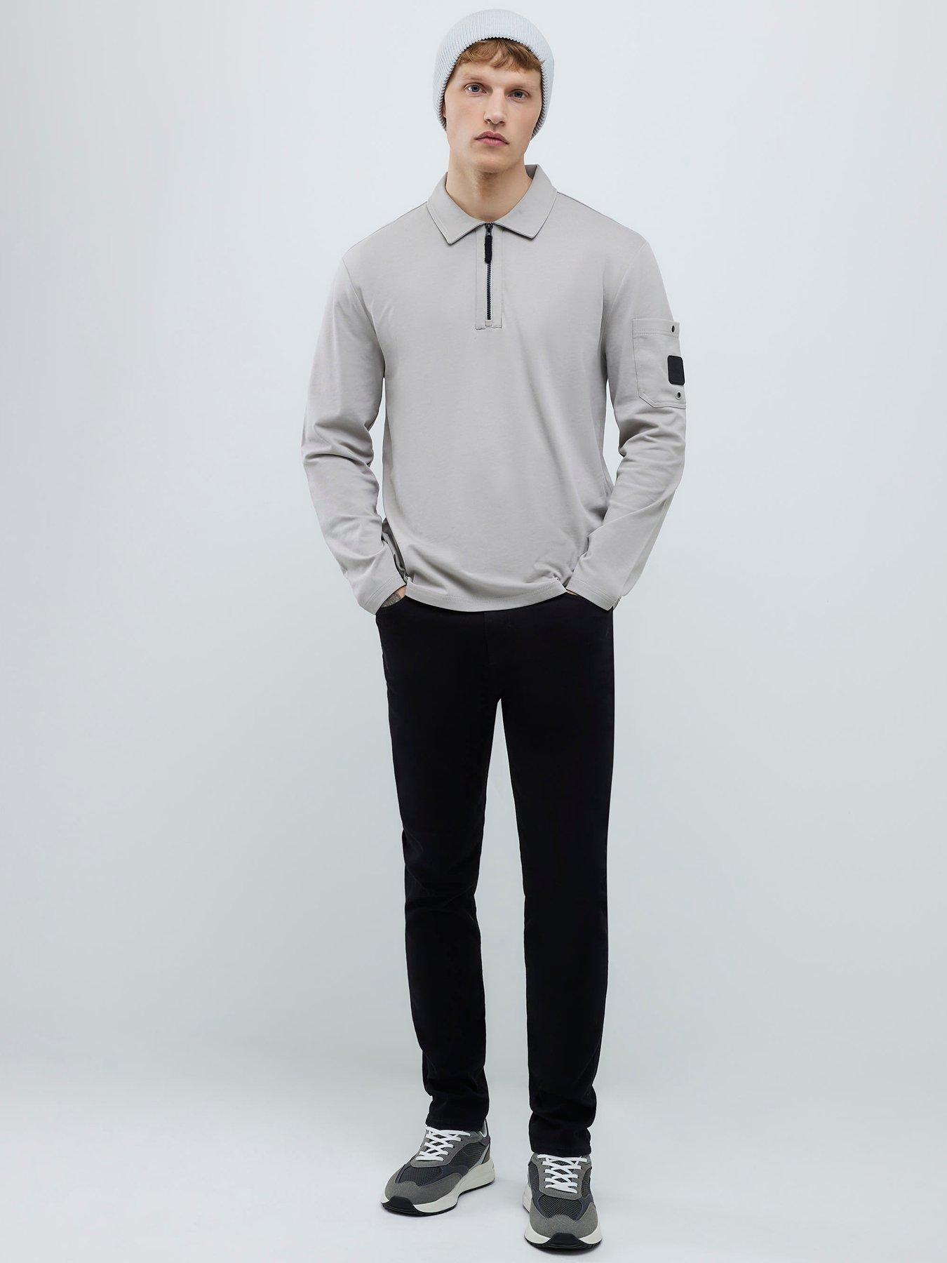 river-island-islandlong-sleeve-slim-fit-pocket-detail-zip-neck-polo-shirt-greyback