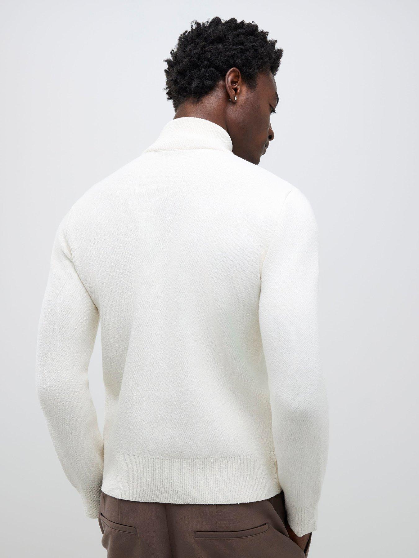 river-island-boucle-half-zip-knitted-jumper-whitestillFront