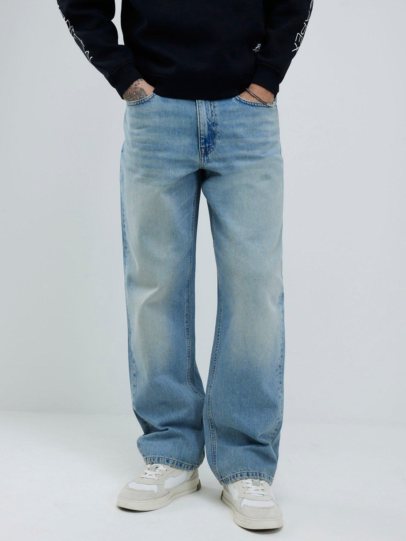 River Island Loose Fit Alliser Jean - Blue