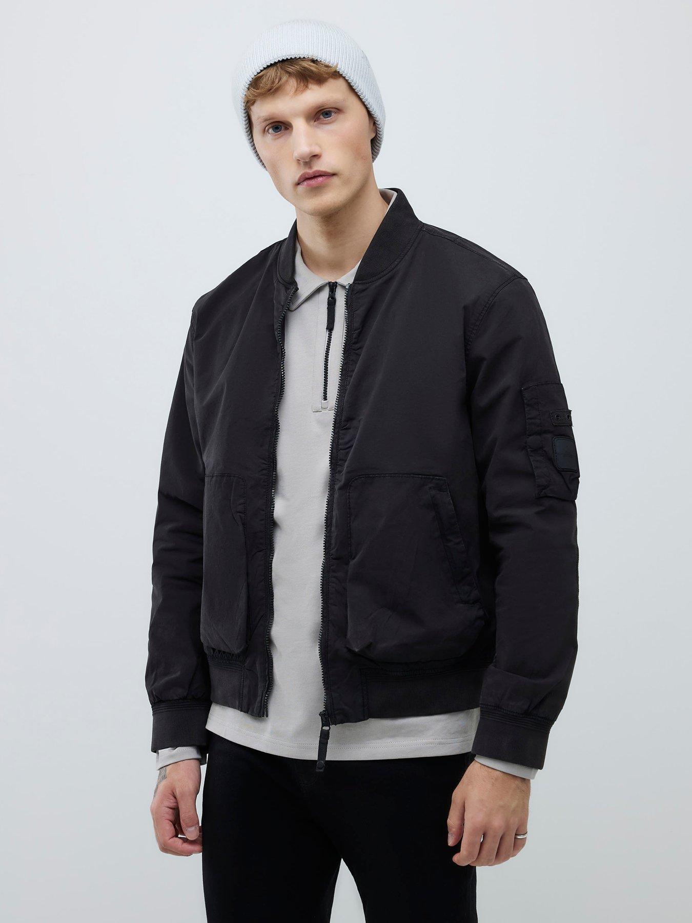 river-island-utility-bomber-jacket-black