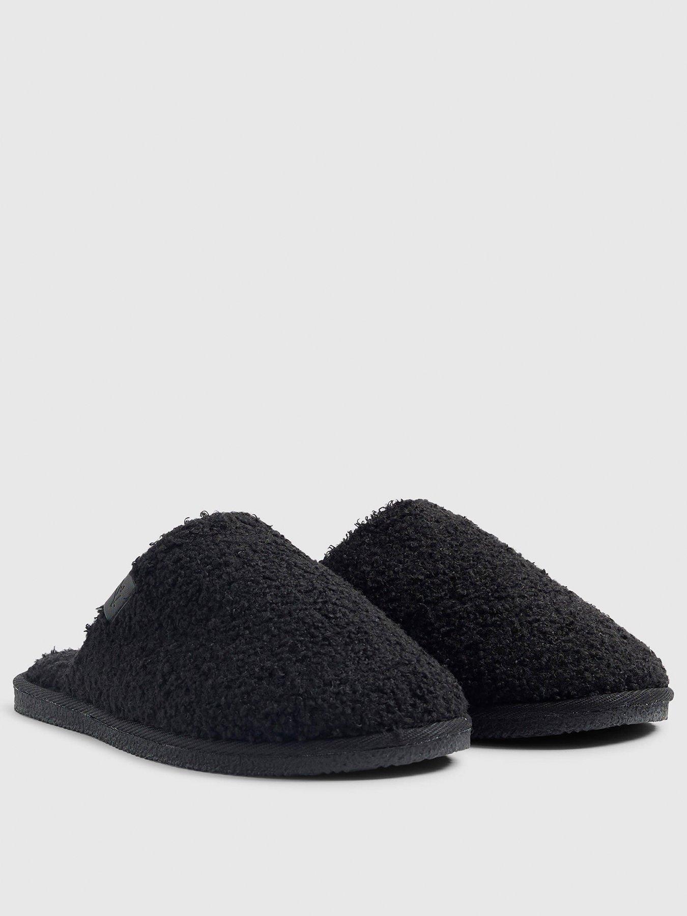 river-island-borg-slippers-blackback