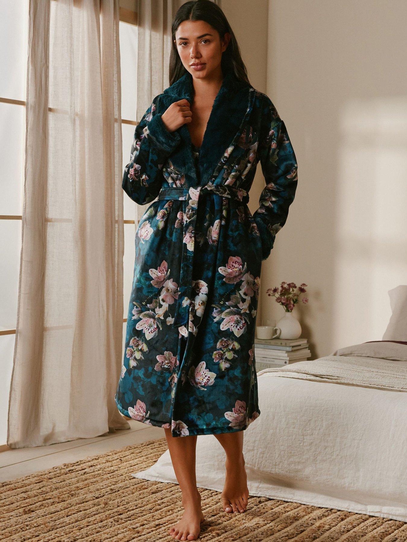 B By Ted Baker Teal Floral Cosy - Blue