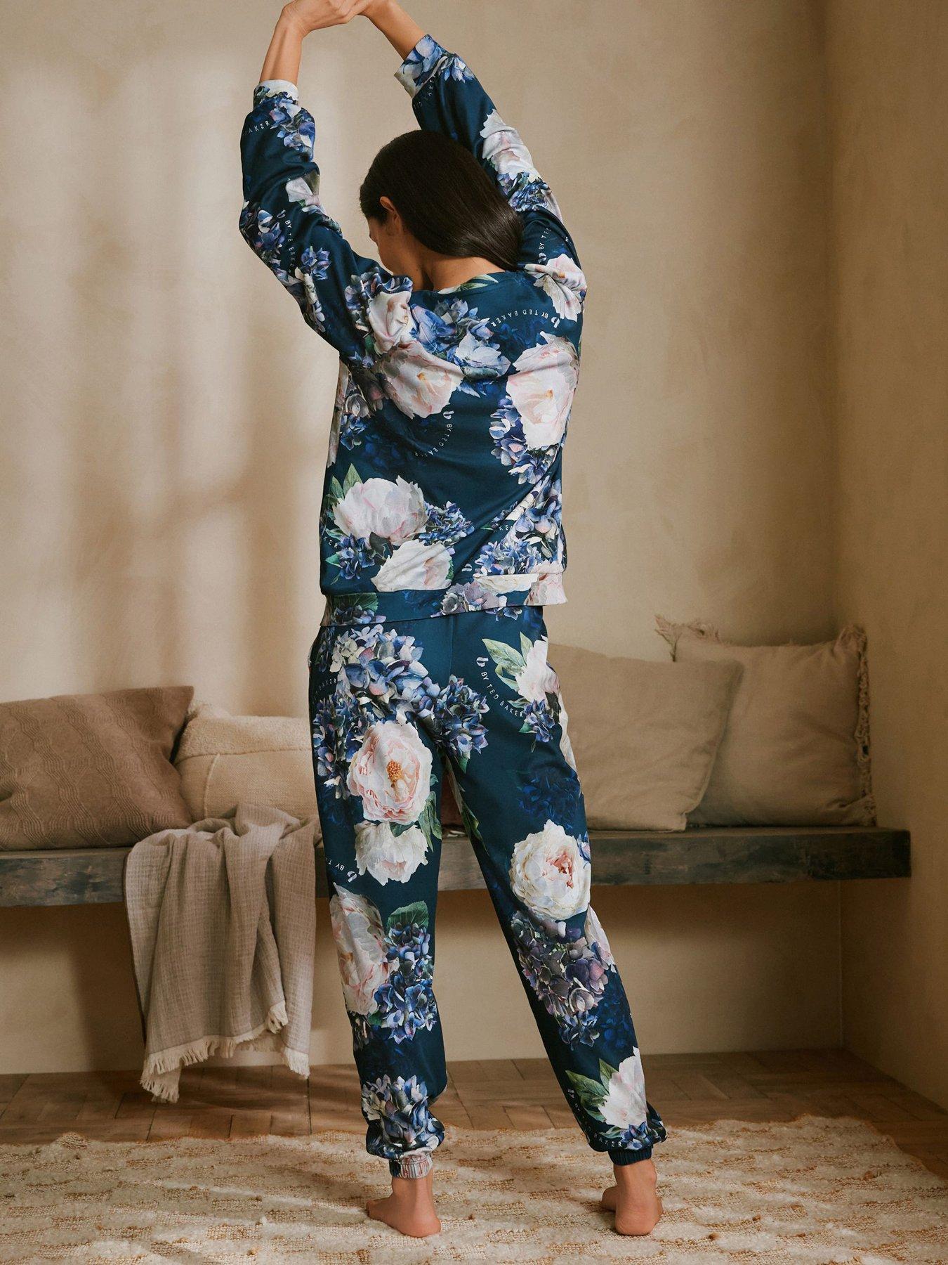 b-by-ted-baker-jersey-floral-print-cuffed-pyjama-set-bluestillFront