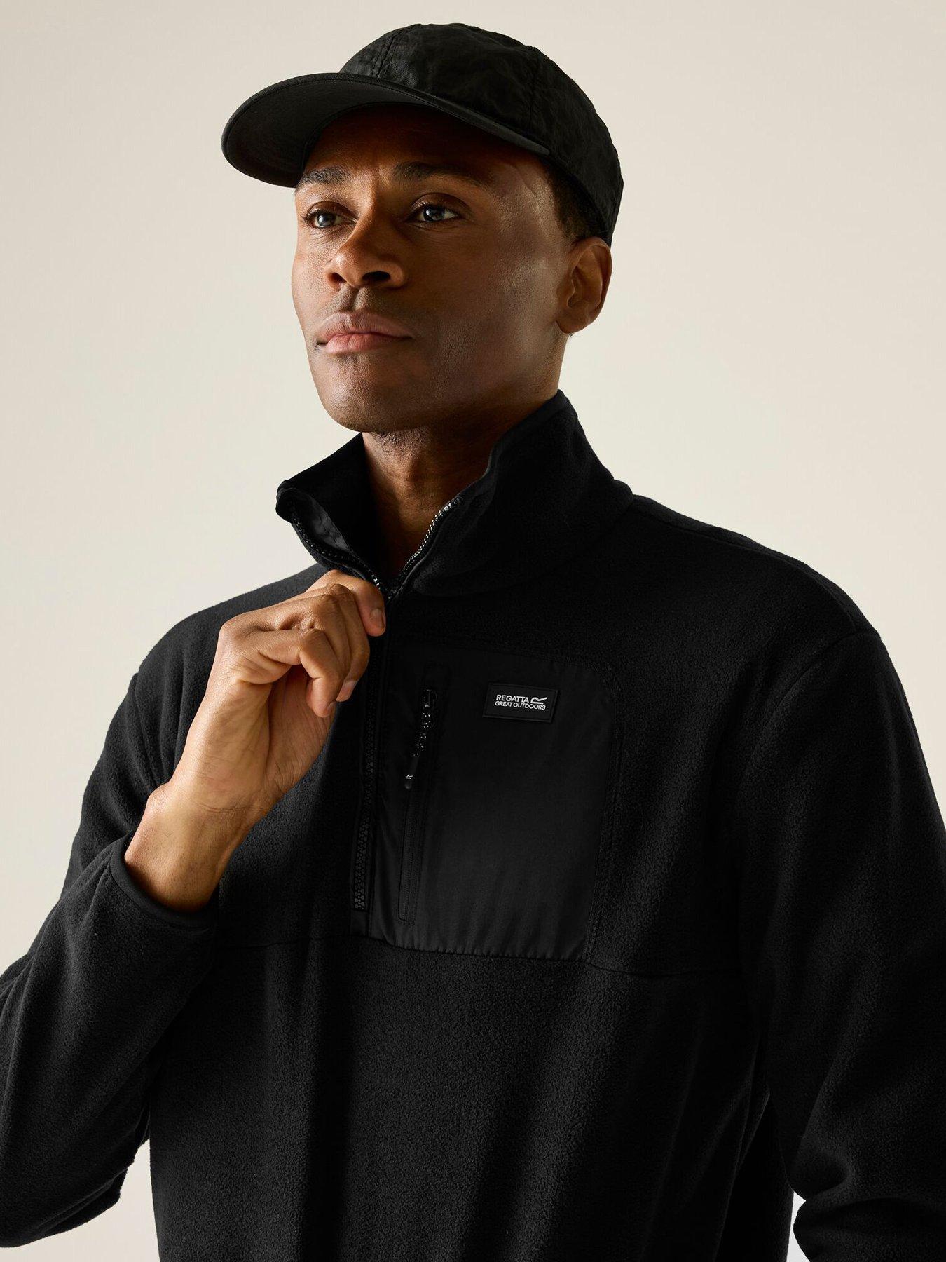 regatta-mens-frankie-half-zip-fleece-blackoutfit